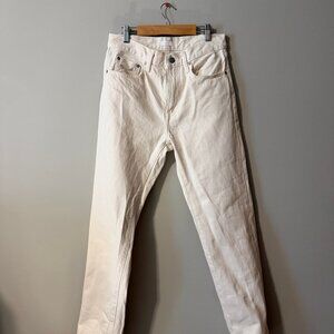 Uniqlo Japan White Jeans - 29 waist